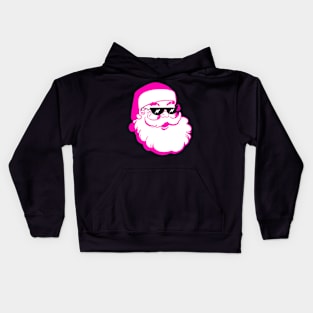 Neon Santa Kids Hoodie